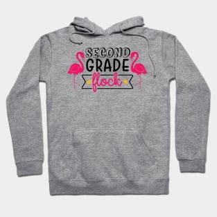 Second Grade Flock Funny Kids School Back to School Hoodie